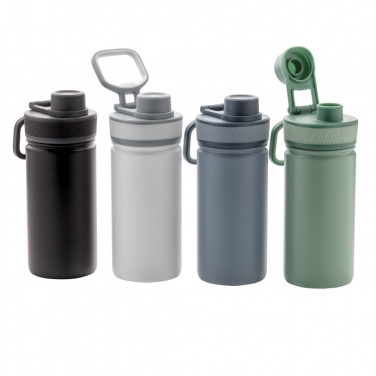 Logotrade business gift image of: Vacuum stainless steel bottle with sports lid 550ml
