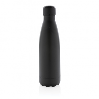 Logo trade promotional giveaways picture of: Solid colour vacuum stainless steel bottle 500 ml