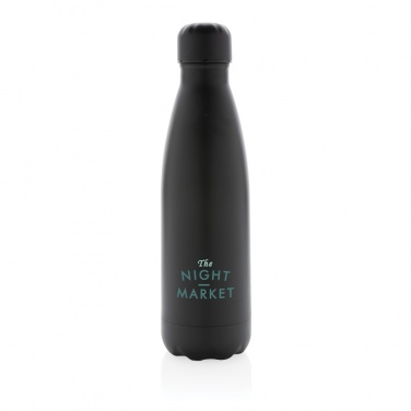 Logo trade promotional products picture of: Solid colour vacuum stainless steel bottle 500 ml