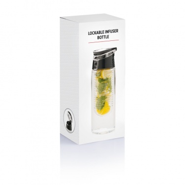 Logo trade promotional gifts image of: Lockable infuser bottle