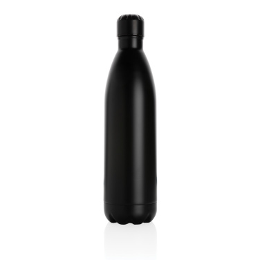 Logo trade promotional item photo of: Solid colour vacuum stainless steel bottle 1L
