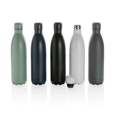 Logo trade promotional merchandise picture of: Solid colour vacuum stainless steel bottle 750ml