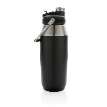 Logotrade promotional giveaway picture of: Vacuum stainless steel dual function lid bottle 1L