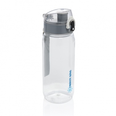 Logo trade promotional merchandise picture of: Yide RCS Recycled PET leakproof lockable waterbottle 600ml