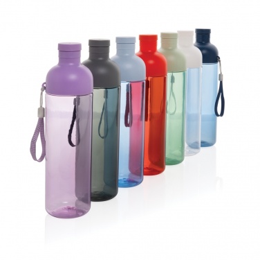 Logo trade promotional products image of: Impact RCS recycled PET leakproof water bottle 600ml