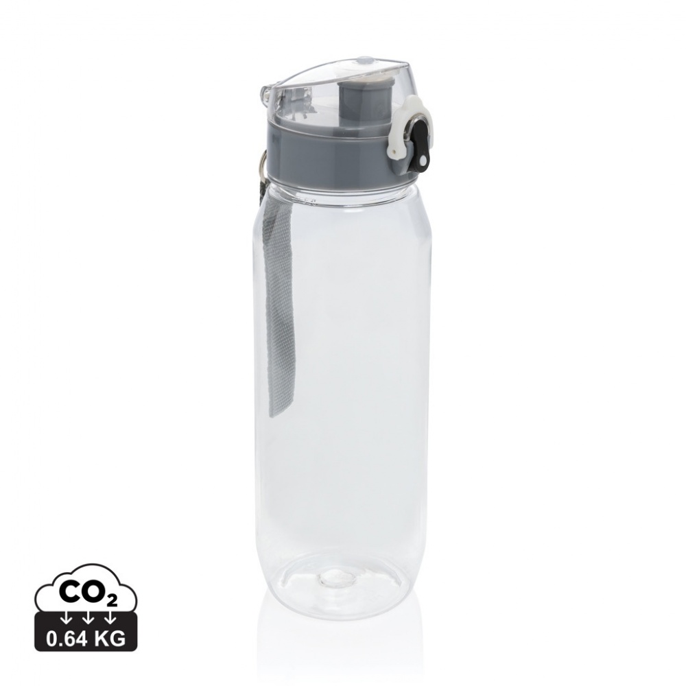 Logotrade corporate gift image of: Yide RCS Recycled PET leakproof lockable waterbottle 800ml
