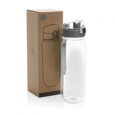 Logotrade promotional giveaway picture of: Yide RCS Recycled PET leakproof lockable waterbottle 800ml