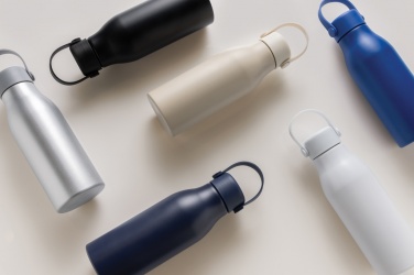 Logotrade promotional gift image of: Pluto RCS Certified recycled aluminium bottle 680ml