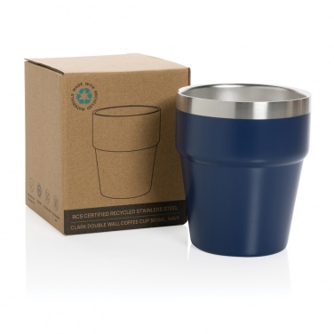 Logo trade corporate gifts picture of: Clark RCS double wall coffee cup 300ML