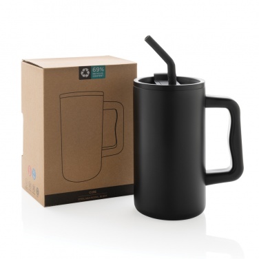 Logotrade promotional product image of: Cube RCS certified recycled steel mug 800ml