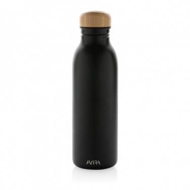 Logo trade advertising product photo of: Avira Alcor RCS Re-steel single wall water bottle 600 ML