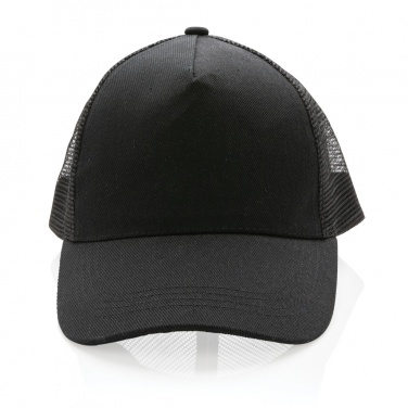 Logo trade advertising products picture of: Impact AWARE™ Brushed rcotton 5 panel trucker cap 190gr