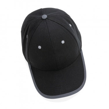 Logotrade corporate gifts photo of: Impact AWARE™ Brushed rcotton 6 panel contrast cap 280gr