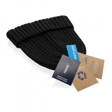 Logotrade promotional giveaway image of: Kennedi AWARE™ Polylana® beanie with large rib