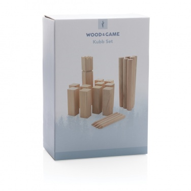 Logotrade promotional gift image of: Wooden kubb set
