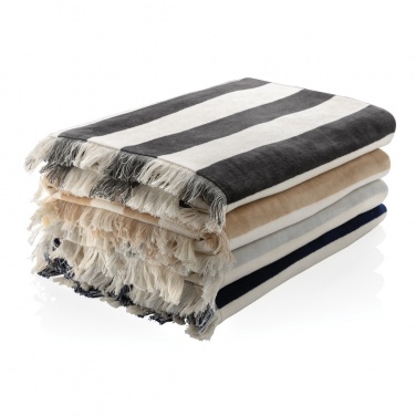 Logo trade promotional gift photo of: Ukiyo Yukari AWARE™ XL deluxe beach towel 100x180cm