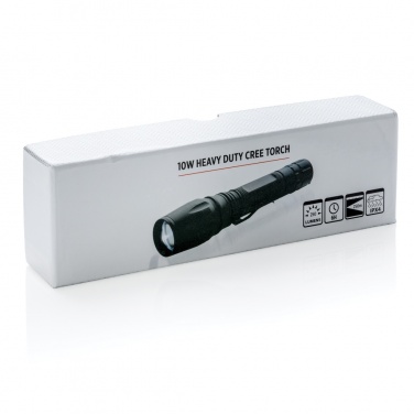 Logo trade promotional merchandise image of: Torch 10W Heavy duty CREE