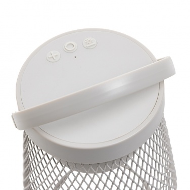 Logotrade business gift image of: Aurora RCS recycled plastic USB re-chargeable table lamp