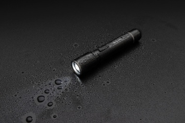 Logo trade promotional gifts image of: Gear X RCS recycled aluminum USB-rechargeable torch