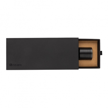 Logo trade promotional merchandise image of: Gear X RCS recycled aluminum USB-rechargeable torch large