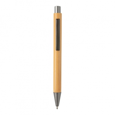 Logo trade promotional product photo of: Slim design bamboo pen