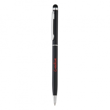Logo trade promotional item photo of: Thin metal stylus pen