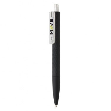Logotrade promotional merchandise photo of: X3 black smooth touch pen