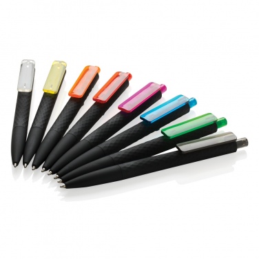 Logo trade promotional item photo of: X3 black smooth touch pen