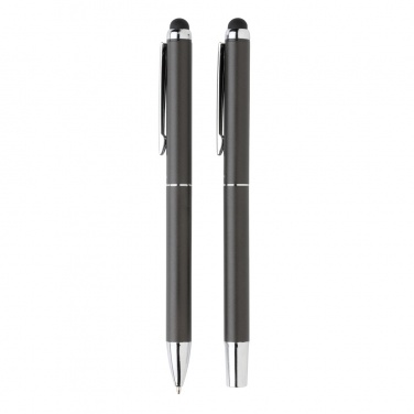 Logo trade promotional product photo of: Swiss Peak deluxe pen set in PU pouch