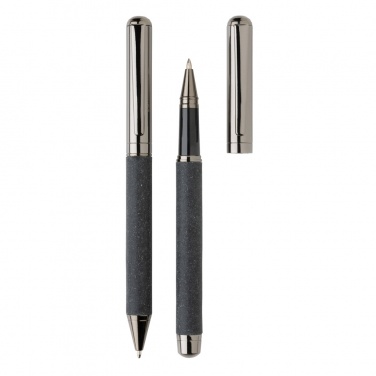 Logotrade promotional item picture of: Recycled leather pen set