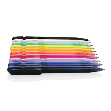 Logotrade promotional giveaway picture of: Devin GRS certified RABS pen transparent