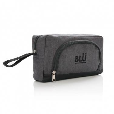 Logo trade promotional merchandise image of: Classic two tone toiletry bag