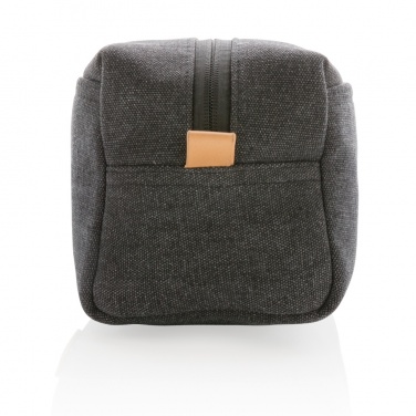 Logo trade promotional merchandise photo of: Canvas toiletry bag PVC free