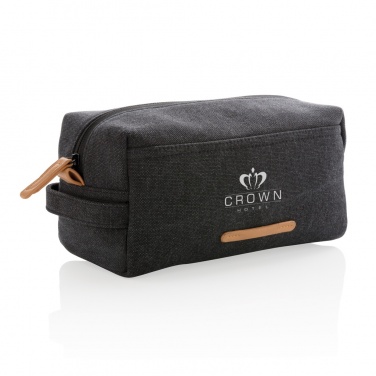 Logo trade promotional product photo of: Canvas toiletry bag PVC free