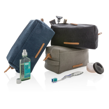Logotrade corporate gifts photo of: Canvas toiletry bag PVC free