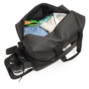 Logotrade promotional item picture of: Smooth PU weekend duffle