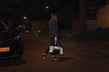 Logo trade business gift photo of: AWARE™ RPET Reflective weekend bag