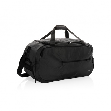 Logo trade promotional product photo of: Swiss Peak AWARE™ RPET sports duffel bag