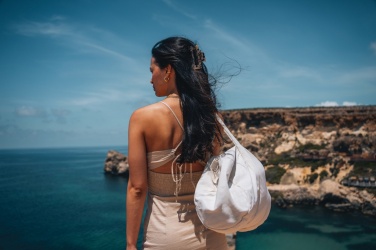 Logotrade promotional gift image of: Impact Aware™ 285gsm rcanvas duffel bag undyed