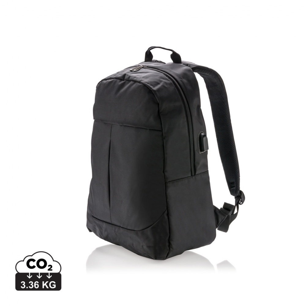 Logotrade promotional merchandise picture of: Power USB laptop backpack