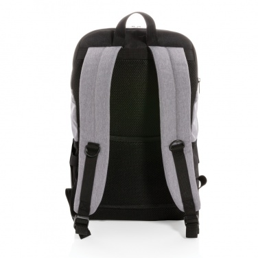 Logo trade promotional products picture of: Modern 15.6" USB & RFID laptop backpack PVC free
