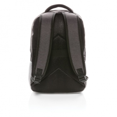 Logotrade promotional giveaway picture of: Duo colour RPET 15.6" RFID laptop backpack PVC free