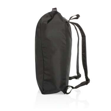 Logo trade promotional merchandise photo of: Impact AWARE™ RPET lightweight rolltop backpack