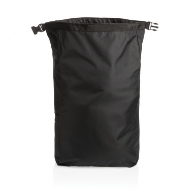 Logo trade promotional gift photo of: Impact AWARE™ RPET lightweight rolltop backpack