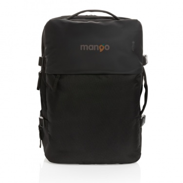 Logo trade corporate gifts picture of: Swiss Peak AWARE™ RPET 15.6' expandable weekend backpack