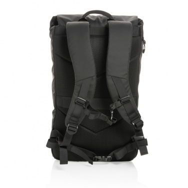 Logotrade promotional giveaway image of: Impact AWARE™ RPET water resistant 15.6" laptop backpack