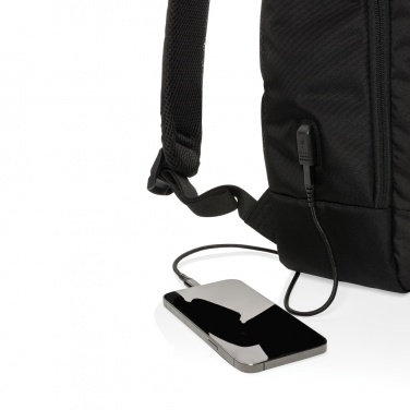Logo trade promotional merchandise photo of: Swiss Peak AWARE™ modern 15.6" laptop backpack