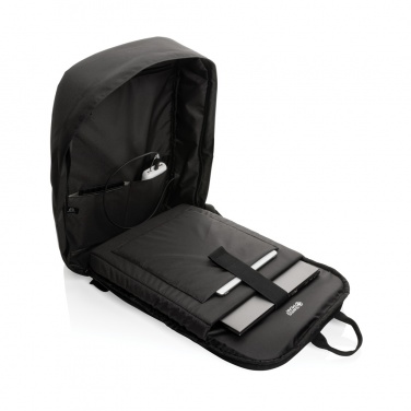 Logo trade promotional item photo of: Swiss Peak AWARE™ RFID anti-theft 15.6'' laptop backpack