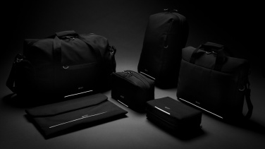 Logo trade promotional giveaways picture of: Swiss Peak AWARE™ RFID and USB A laptop backpack