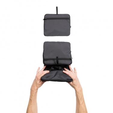 Logotrade business gifts photo of: Dillon AWARE™ RPET foldable classic backpack